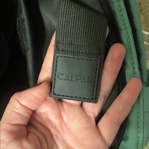 Calpak Luka Expandable Laptop Tote in limited Sage Color - Picture 5 of 5